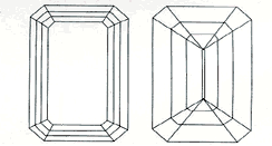 emerald cut diamond diamonds draw shapes drawing square extremely info